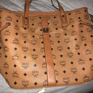 Used MCM shopper bag